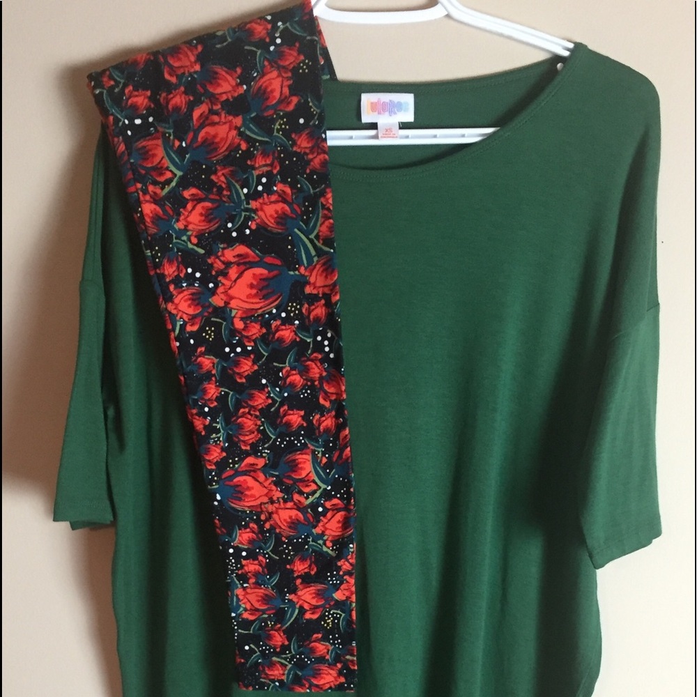 NWOT LuLaRoe Irma And Leggings Set